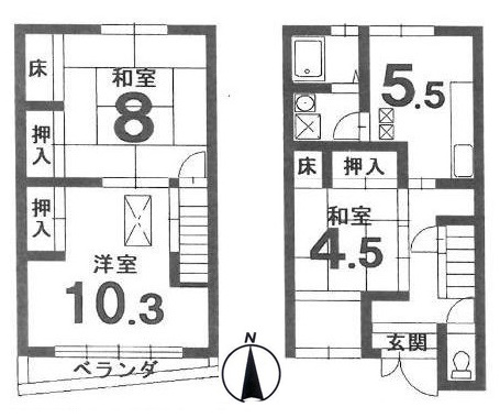 阪急 松尾大社駅 徒歩17分
構造:木造
土地面積:46.64平米 ( 14.1坪 ) 建物面積:43.41平米 ( 13.13坪 )