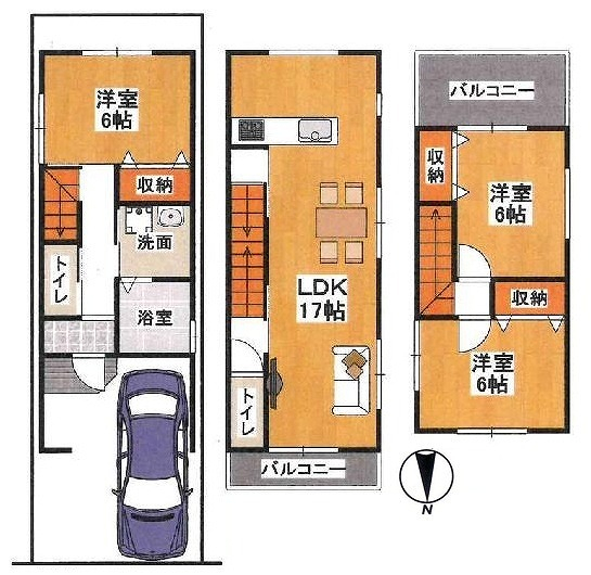 阪急 松尾大社駅 徒歩17分
構造:木造
土地面積:57.25平米 ( 17.31坪 ) 建物面積:85.86平米 ( 25.97坪 )