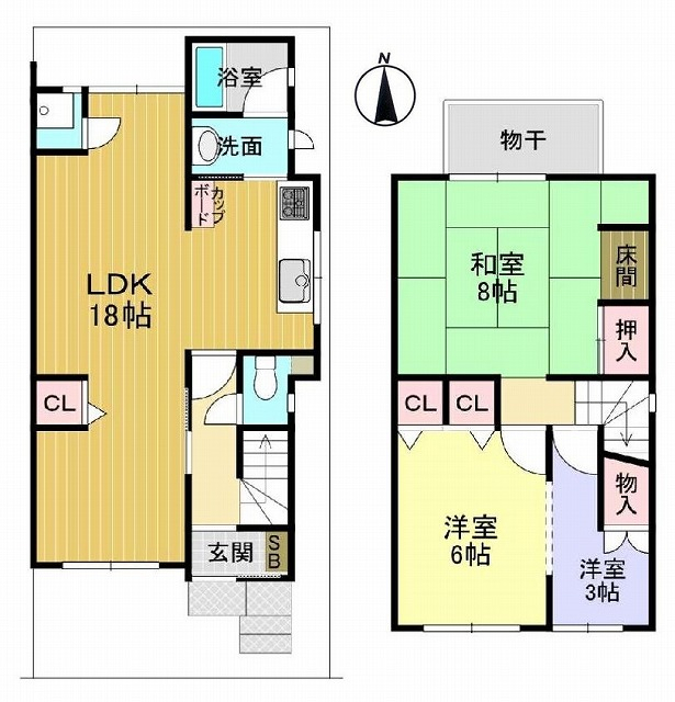 JR 太秦駅 徒歩15分
構造:木造
土地面積:64.14平米 ( 19.4坪 ) 建物面積:58.16平米 ( 17.59坪 )