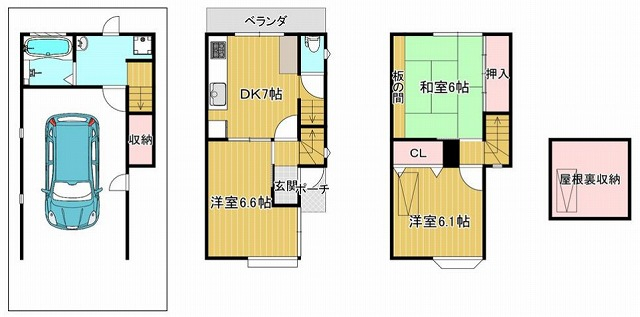 阪急 松尾大社駅 徒歩10分
構造:木造・鉄筋コンクリート造
土地面積:48.83平米 ( 14.77坪 ) 建物面積:83.49平米 ( 25.25坪 )