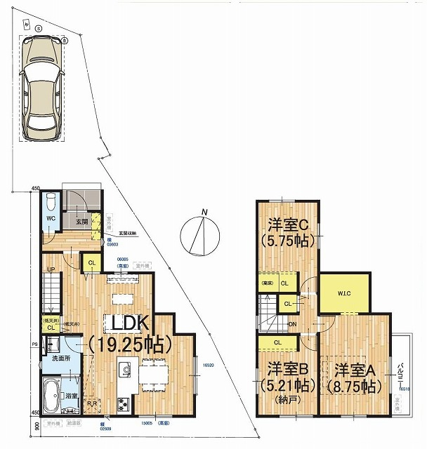 阪急 松尾大社駅 徒歩19分
構造:木造
土地面積:106.85平米 ( 32.32坪 ) 建物面積:92.32平米 ( 27.92坪 )