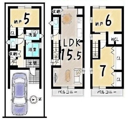 JR 太秦駅 徒歩8分
構造:木造
土地面積:55.24平米 ( 16.71坪 ) 建物面積:86.54平米 ( 26.17坪 )