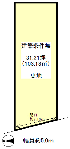 �i�q�@���`�w�@�k��10���@
�y�n�ʐ�:103.18���� ( 31.21�� )�@